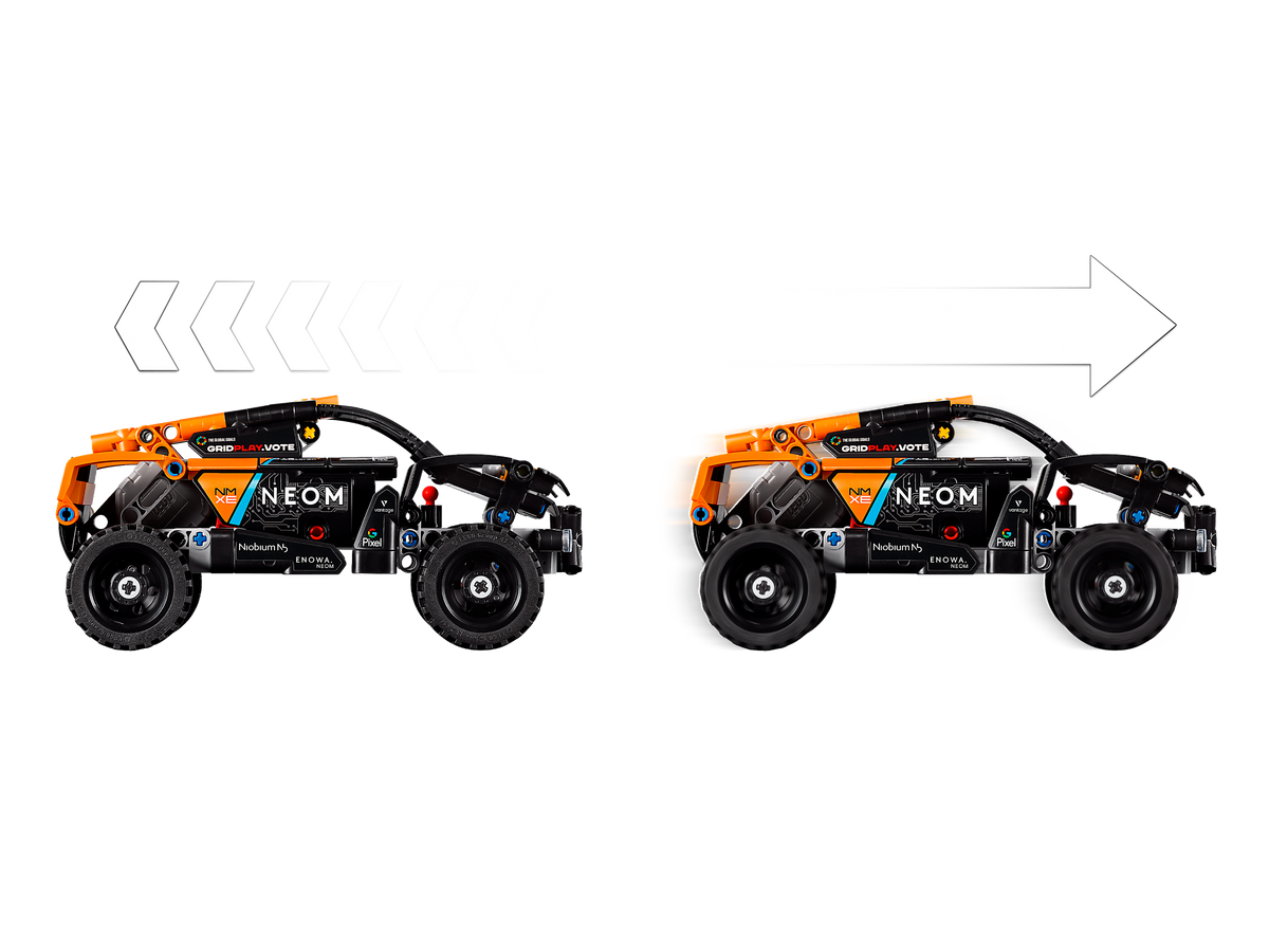 LEGO Technic NEOM McLaren Extreme E Race Car 42166 Building Set (252 Pieces) - View 5
