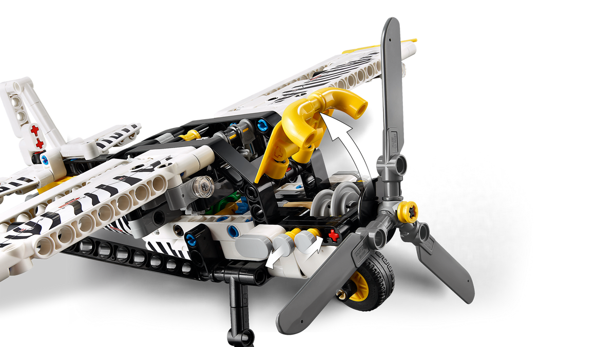 LEGO Technic Bush Plane Building Set (333 Pieces, Ages 8+) - View 4