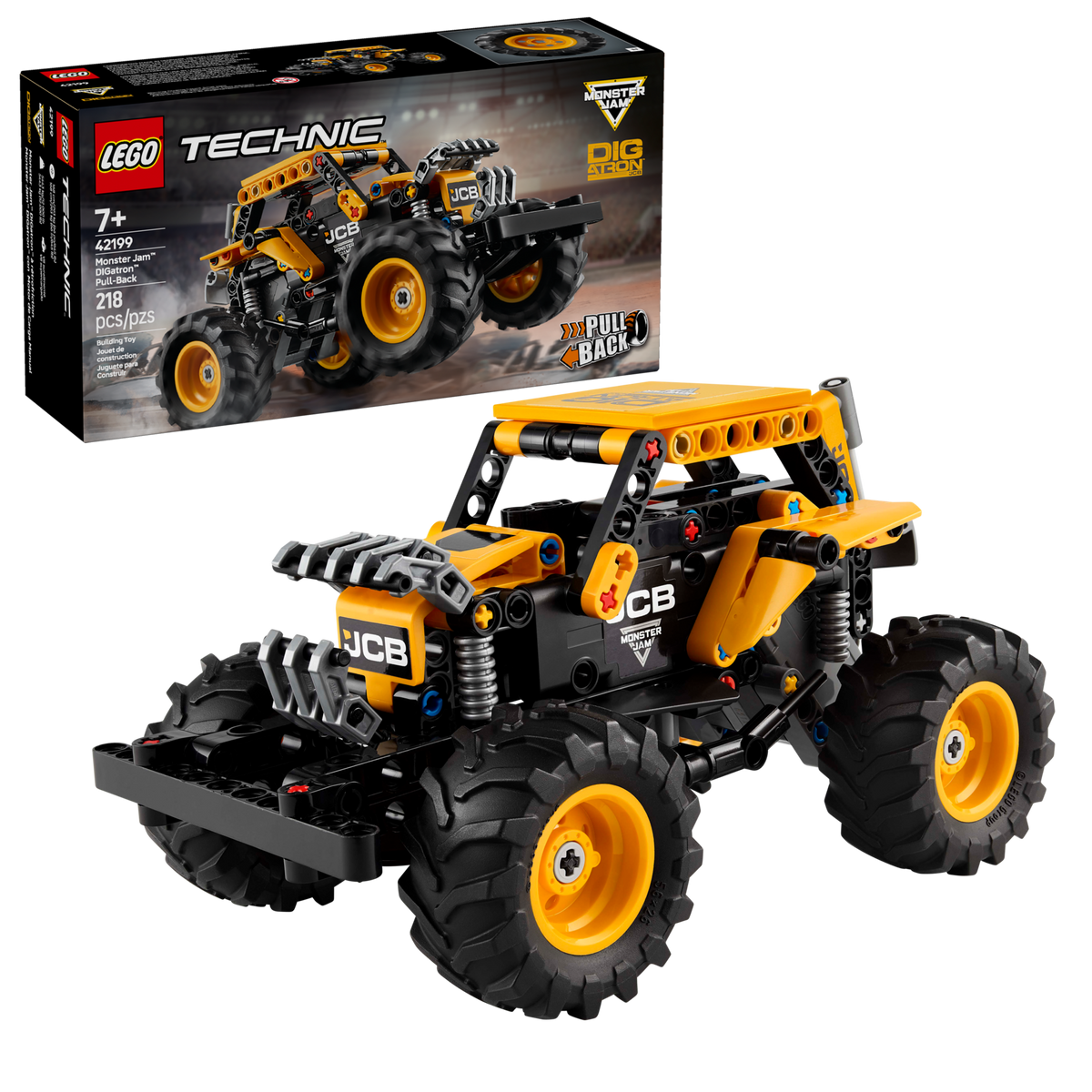 LEGO Technic Monster Jam DIGatron Pull-Back 42199 Building Set (218 Pieces) - View 2