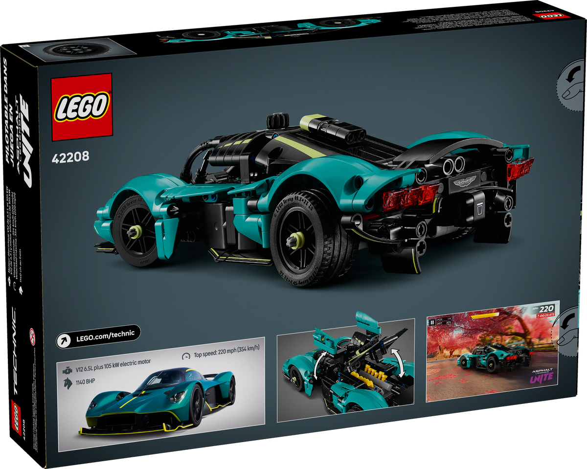 LEGO Technic Aston Martin Valkyrie Building Set (707 Pieces, Ages 9+) - View 10