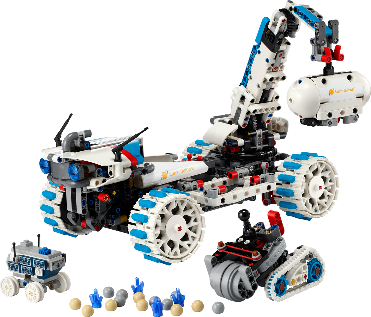 LEGO Technic Lunar Outpost Moon Rover Space Vehicle 42211 Building Set (1,082 Pieces)