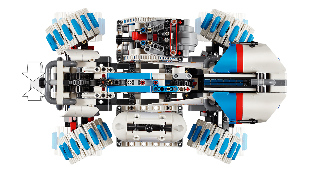 LEGO Technic Lunar Outpost Moon Rover Space Vehicle 42211 Building Set (1,082 Pieces) - View 5