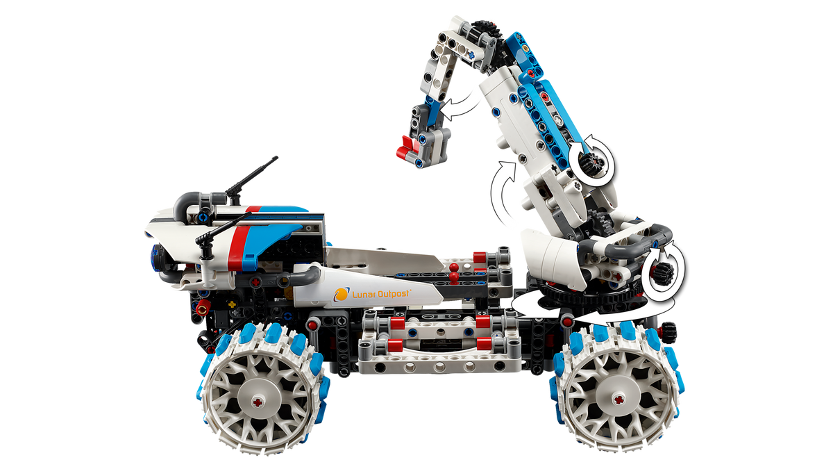 LEGO Technic Lunar Outpost Moon Rover Space Vehicle 42211 Building Set (1,082 Pieces) - View 4