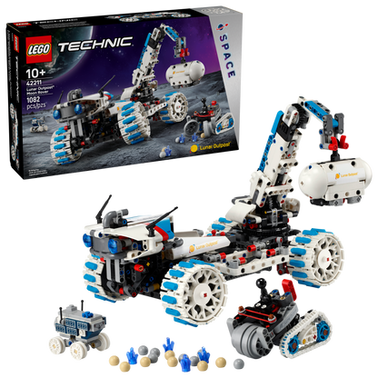 LEGO Technic Lunar Outpost Moon Rover Space Vehicle 42211 Building Set (1,082 Pieces) - View 2