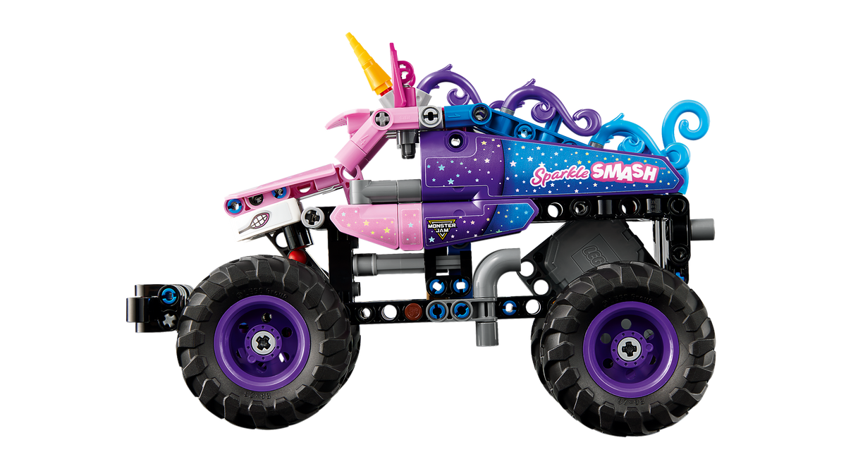 LEGO Technic Monster Jam Sparkle Smash Pull-Back 42220 Building Set (243 Pieces) - View 4