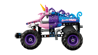 LEGO Technic Monster Jam Sparkle Smash Pull-Back 42220 Building Set (243 Pieces) - View 4