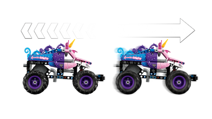 LEGO Technic Monster Jam Sparkle Smash Pull-Back 42220 Building Set (243 Pieces) - View 5