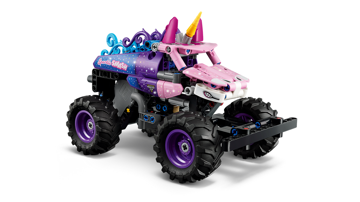 LEGO Technic Monster Jam Sparkle Smash Pull-Back 42220 Building Set (243 Pieces) - View 3
