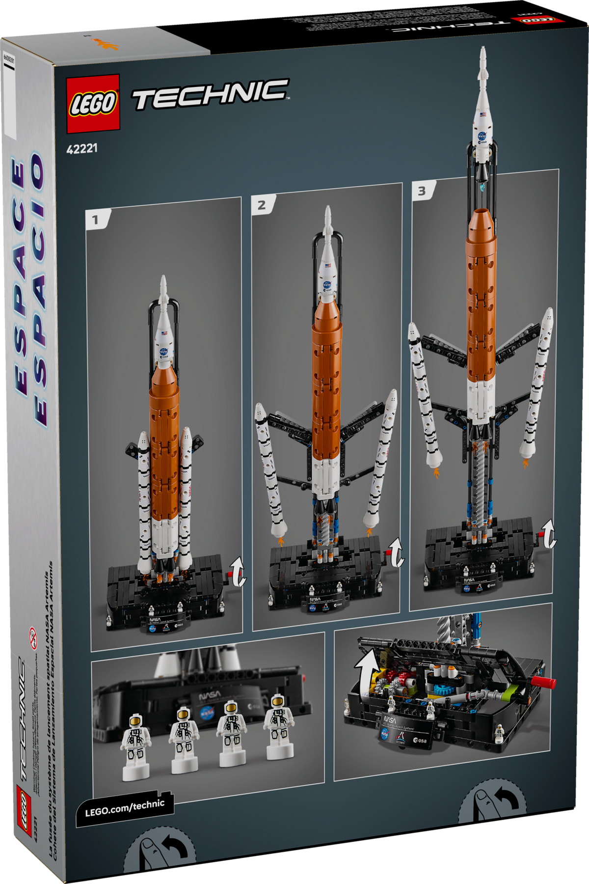 LEGO Technic NASA Artemis Space Launch System Rocket 42221 Building Set (632 Pieces) - View 12