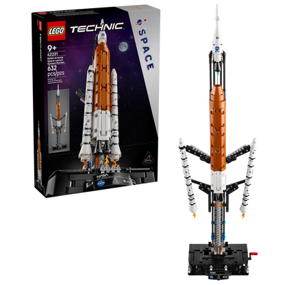 LEGO Technic NASA Artemis Space Launch System Rocket 42221 Building Set (632 Pieces) - View 2