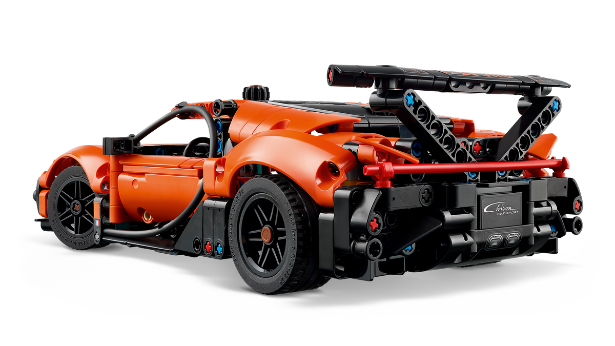 LEGO Technic Bugatti Chiron Pur Sport Hypercar Building Set (771 Pieces, Ages 9+) - View 5