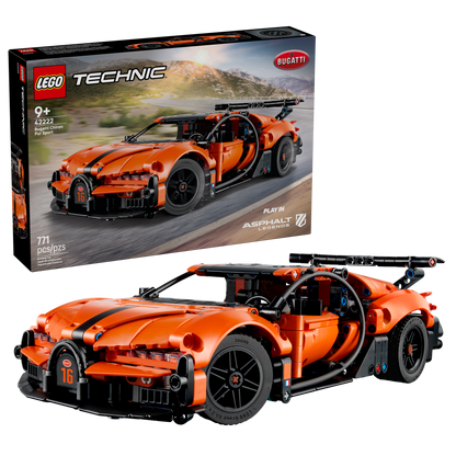 LEGO Technic Bugatti Chiron Pur Sport Hypercar Building Set (771 Pieces, Ages 9+) - View 2