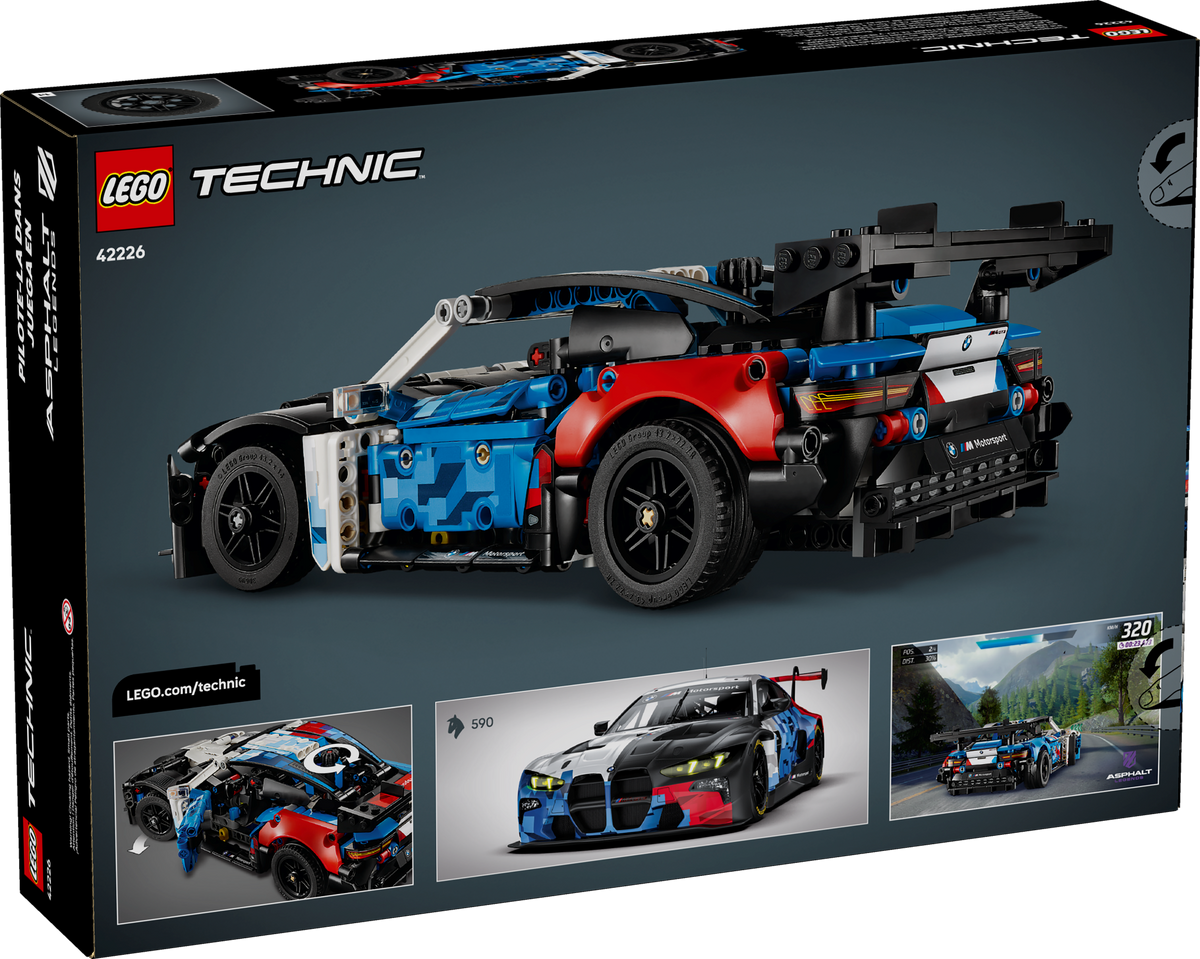 LEGO Technic BMW M4 GT3 EVO Race Car Building Set (747 Pieces, Ages 11+) - View 11