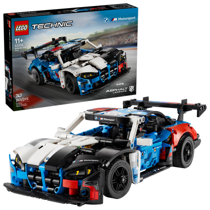 LEGO Technic BMW M4 GT3 EVO Race Car Building Set (747 Pieces, Ages 11+) - View 2