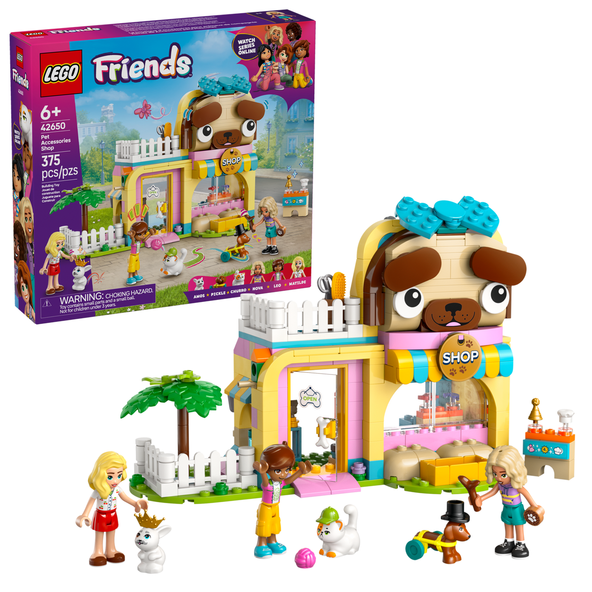 LEGO Friends Pet Accessories Shop 42650 Building Set (375 Pieces) - View 2