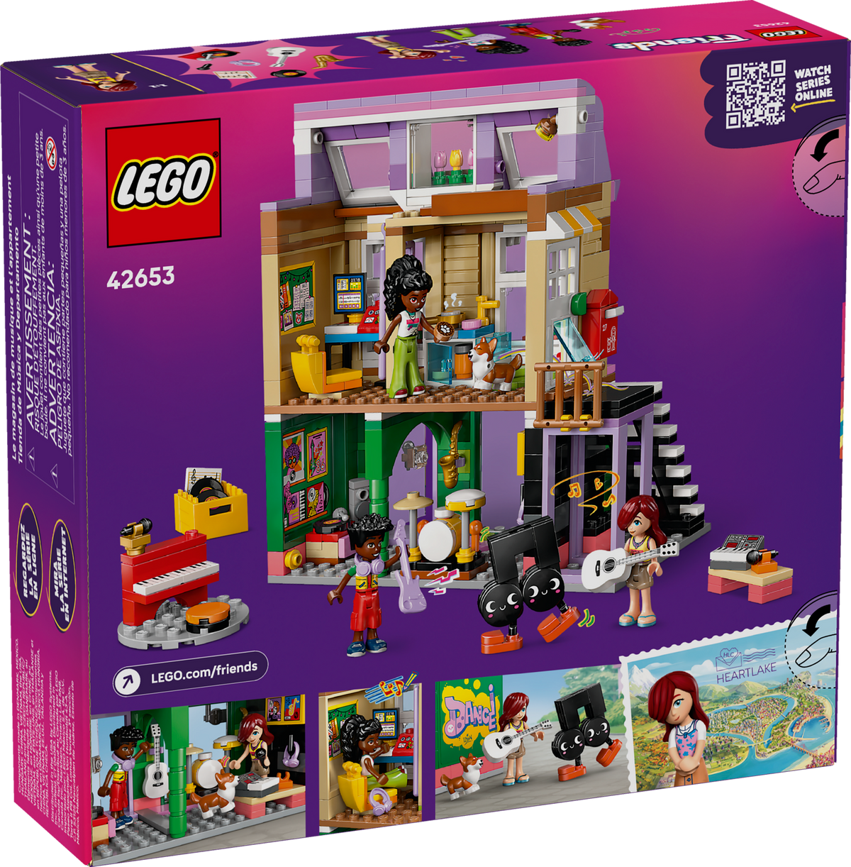 LEGO Friends Music Store & Apartment 42653 Building Set (483 Pieces) - View 11