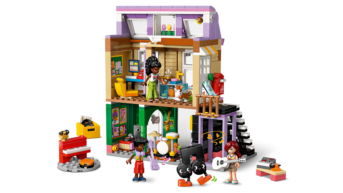 LEGO Friends Music Store & Apartment 42653 Building Set (483 Pieces) - View 3