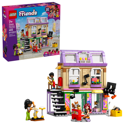 LEGO Friends Music Store & Apartment 42653 Building Set (483 Pieces) - View 2
