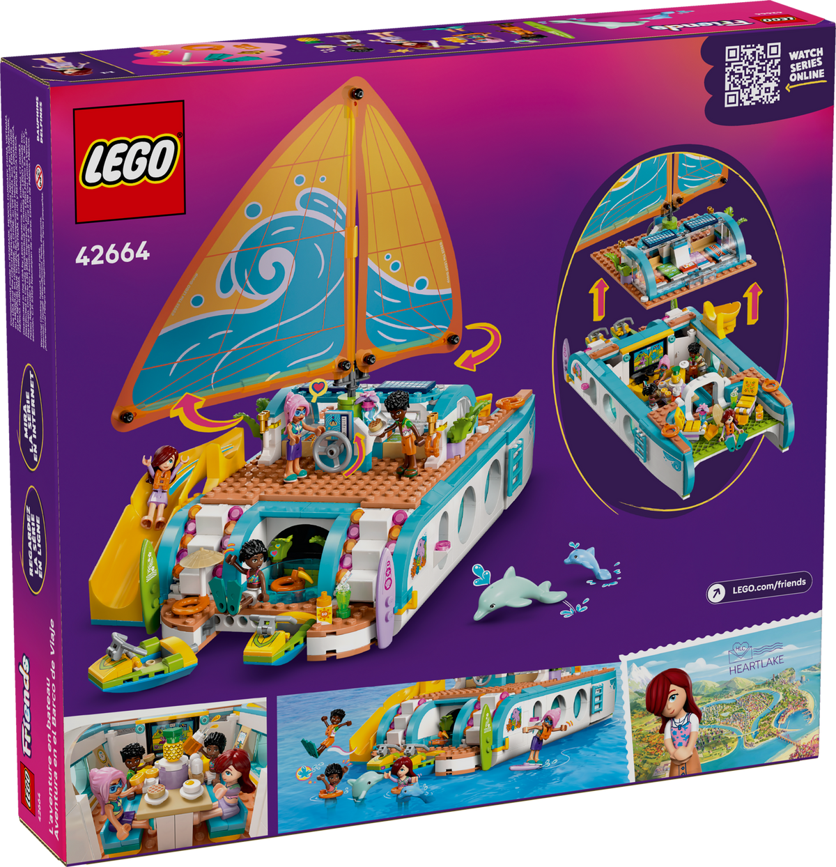 LEGO Friends Travel Boat Adventure 42664 Building Set (685 Pieces) - View 12
