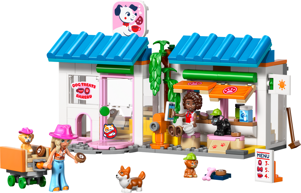 LEGO Friends Dog Treats Bakery 42677 Building Set (278 Pieces)