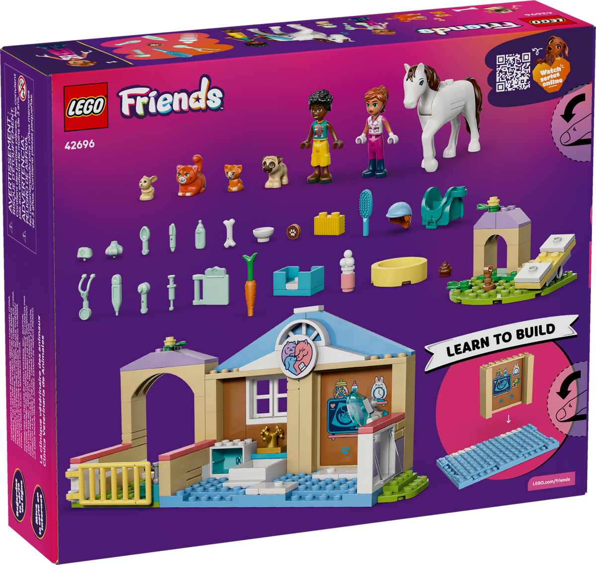 LEGO Friends Animal Vet Clinic Building Set (141 Pieces, Ages 4+) - View 10