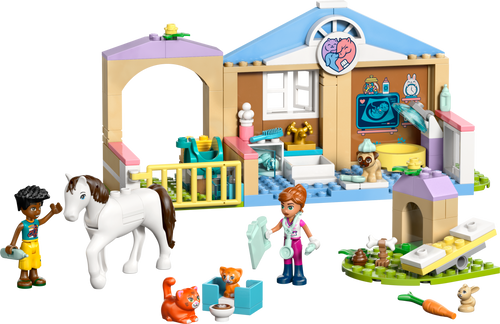 LEGO Friends Animal Vet Clinic Building Set (141 Pieces, Ages 4+)