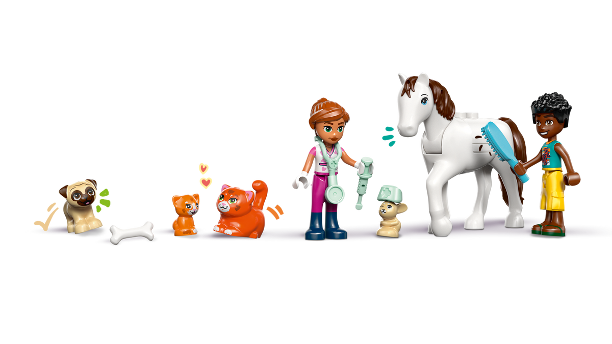 LEGO Friends Animal Vet Clinic Building Set (141 Pieces, Ages 4+) - View 3
