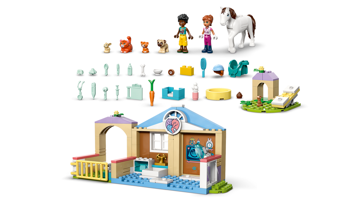 LEGO Friends Animal Vet Clinic Building Set (141 Pieces, Ages 4+) - View 5