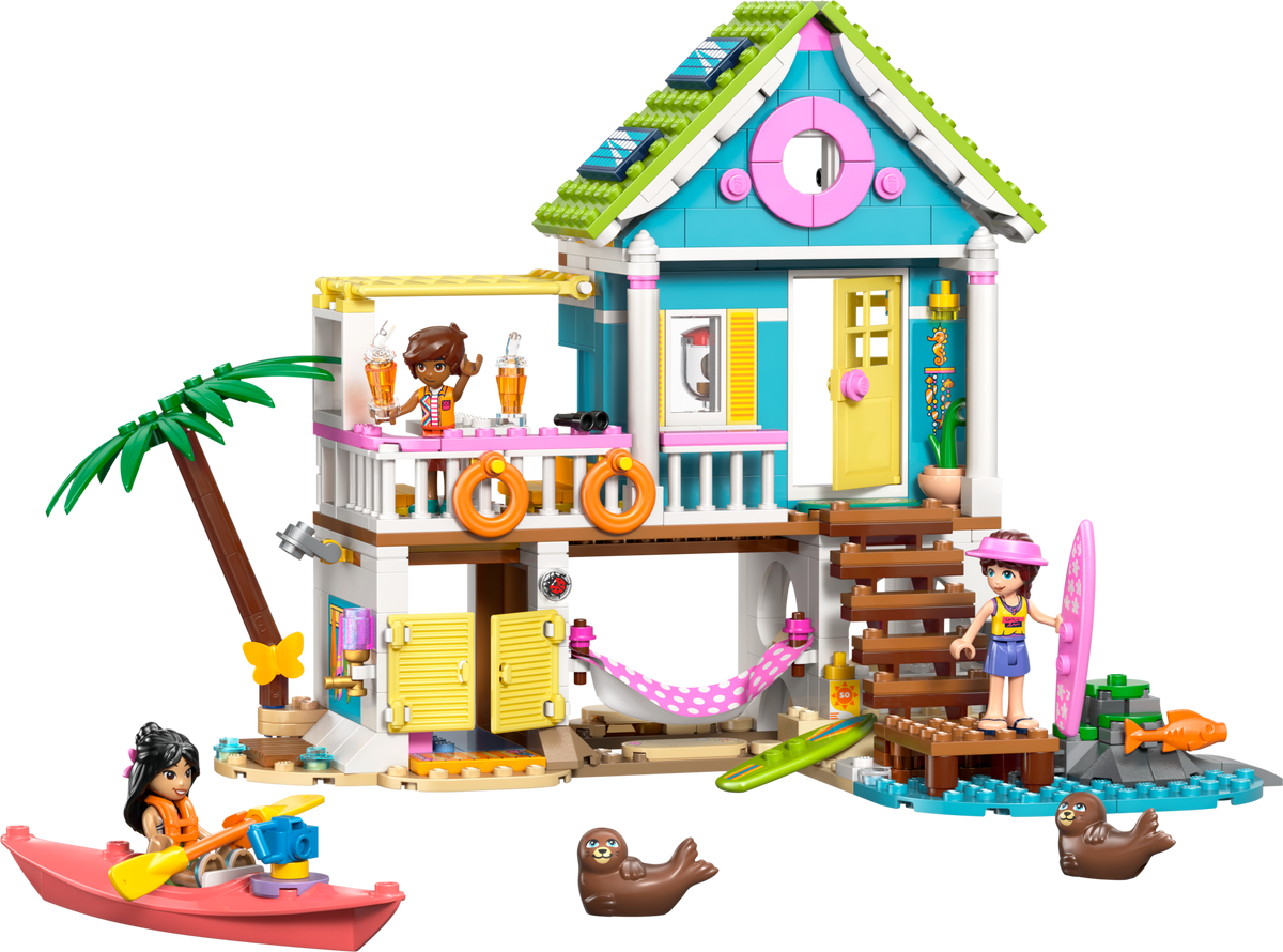 LEGO Friends Beach House with Seals Building Set (400 Pieces, Ages 7+)