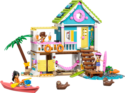 LEGO Friends Beach House with Seals Building Set (400 Pieces, Ages 7+)