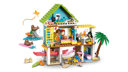 LEGO Friends Beach House with Seals Building Set (400 Pieces, Ages 7+) - View 3