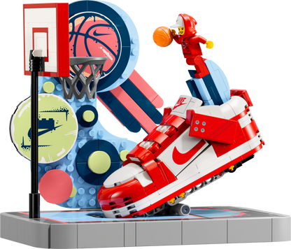 LEGO x Nike Dunk Trickshot 43021 Building Set with 1 Minifigure (454 Pieces)