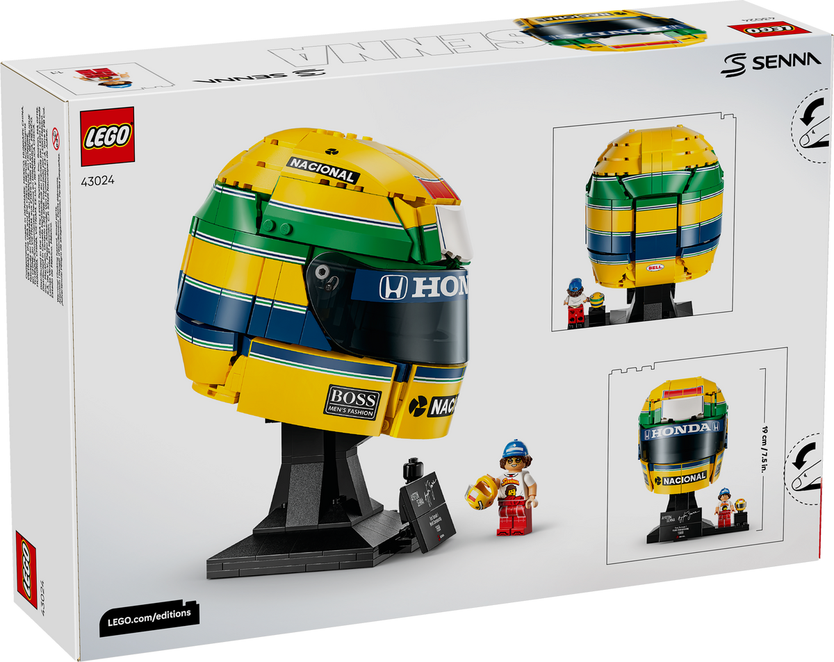 LEGO Editions Ayrton Senna Helmet Building Set (931 Pieces, Ages 14+) - View 13