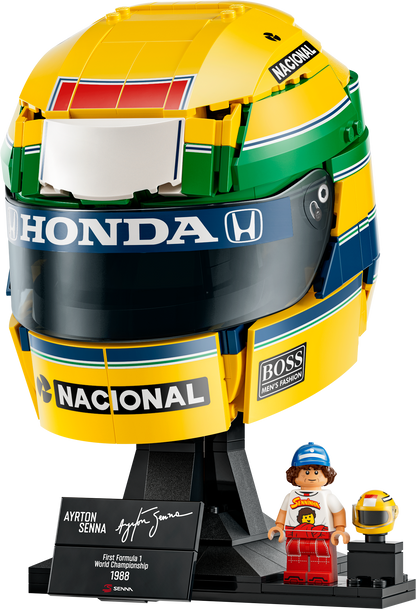 LEGO Editions Ayrton Senna Helmet Building Set (931 Pieces, Ages 14+)