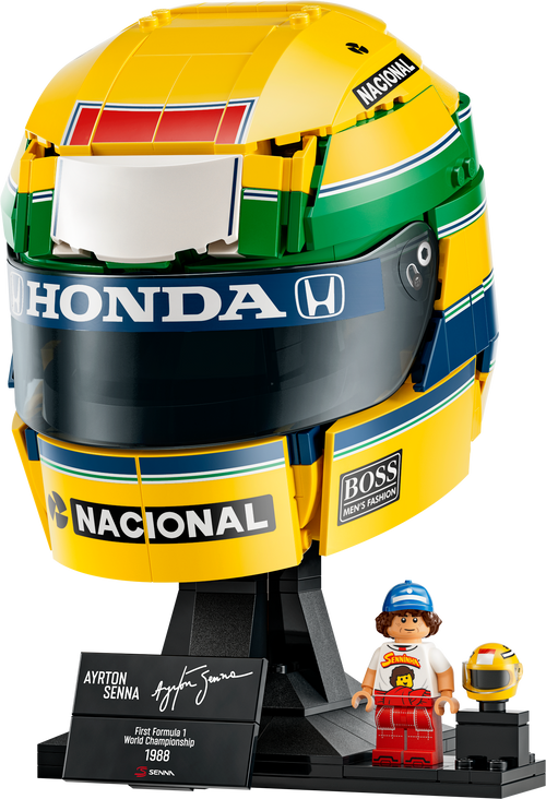 LEGO Editions Ayrton Senna Helmet Building Set (931 Pieces, Ages 14+)