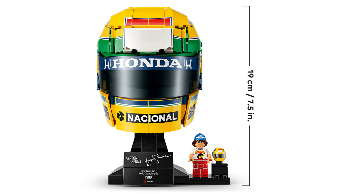 LEGO Editions Ayrton Senna Helmet Building Set (931 Pieces, Ages 14+) - View 6