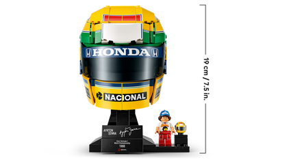 LEGO Editions Ayrton Senna Helmet Building Set (931 Pieces, Ages 14+) - View 6