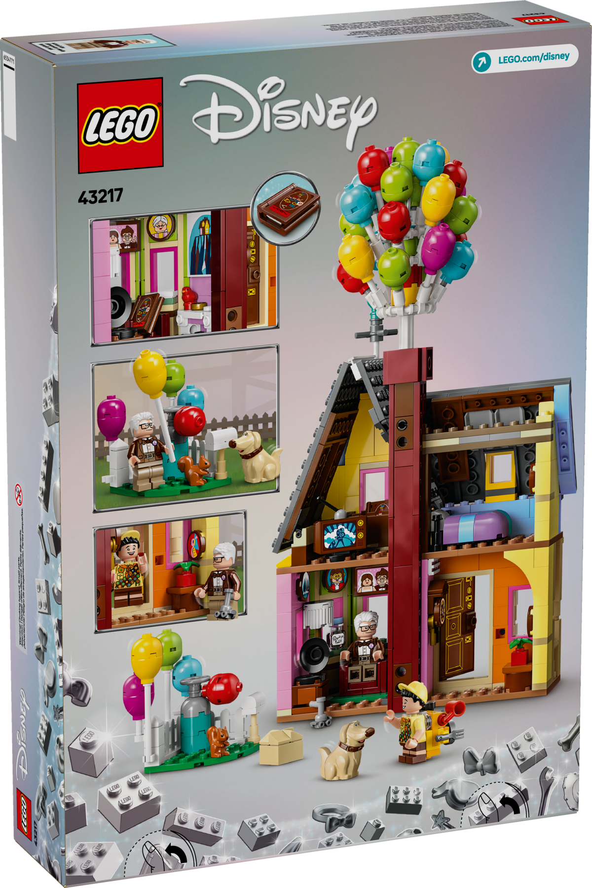 LEGO Disney 'Up' House 43217 Building Set (598 Pieces) - View 7
