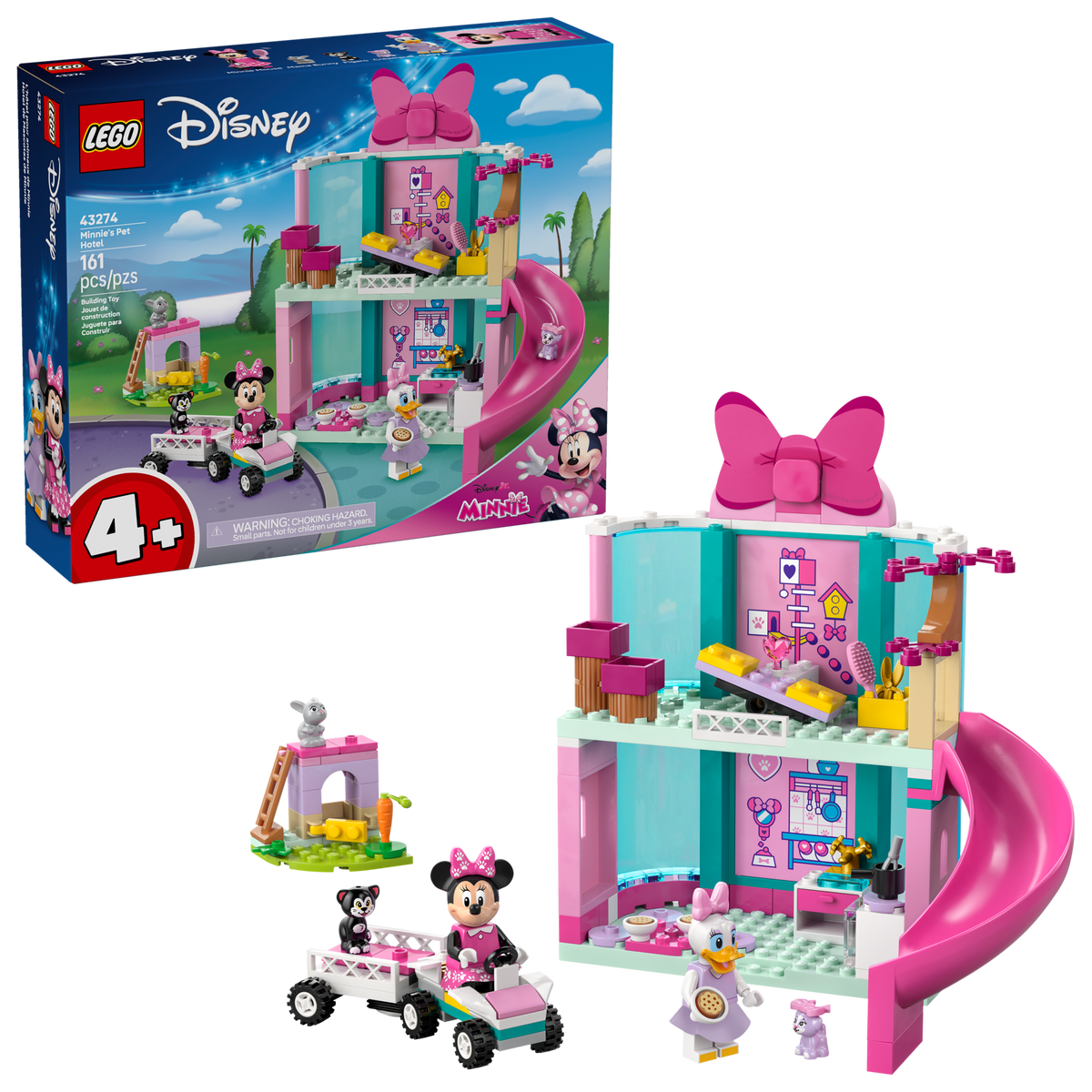 LEGO Disney Minnie's Pet Hotel 43274 Building Set (161 Pieces) - View 2
