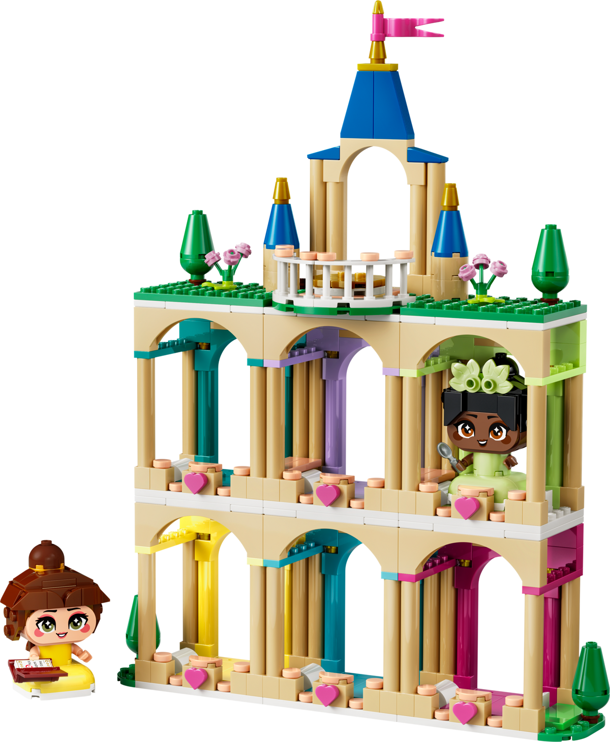 LEGO Disney Mini Belle & Tiana with Castle 43291 Building Set (358 Pieces)