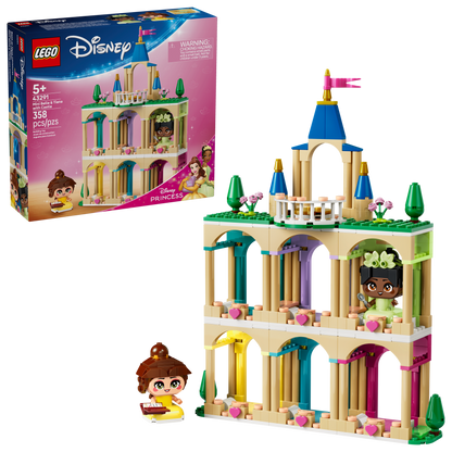 LEGO Disney Mini Belle & Tiana with Castle 43291 Building Set (358 Pieces) - View 2
