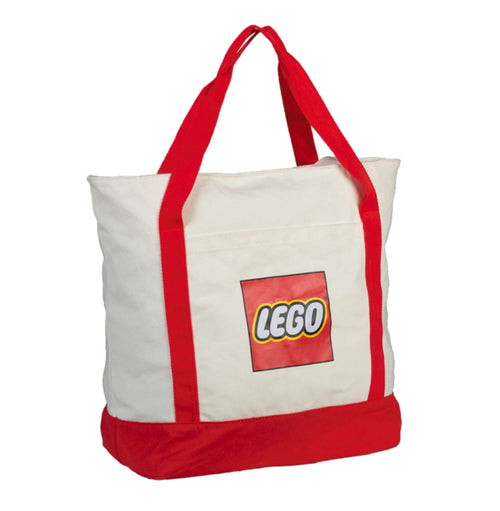 LEGO Canvas Tote Bag for Kids, Reusable Carry Bag for Ages 1 1/2+