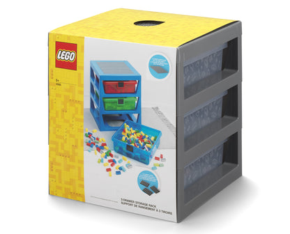 LEGO 3-Drawer Storage Rack - Gray 5006608 Furniture Accessory (Ages 4+) - View 2