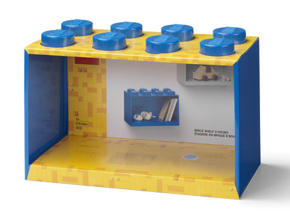 LEGO 8-Stud Brick Shelf, Brick Shaped Storage and Display Shelf - View 5