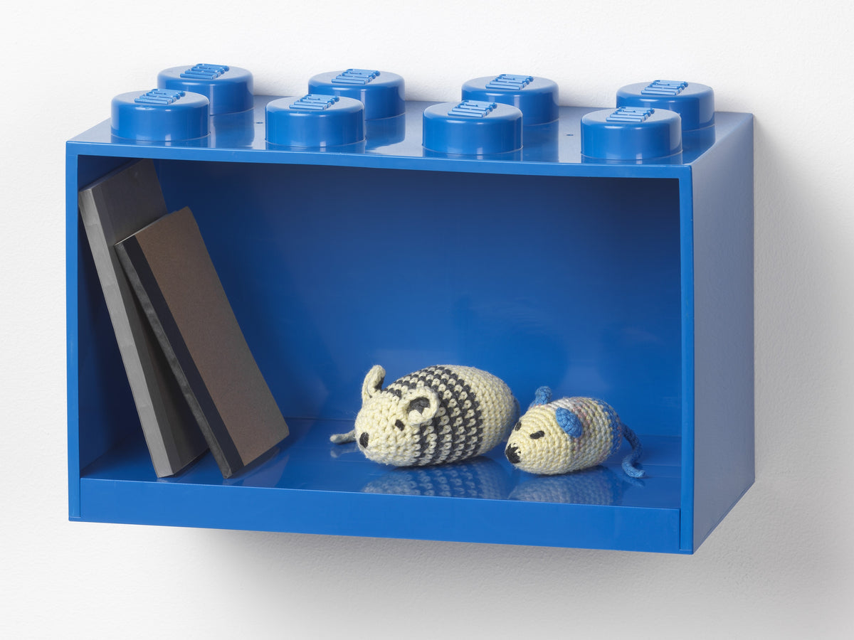LEGO 8-Stud Brick Shelf, Brick Shaped Storage and Display Shelf - View 7
