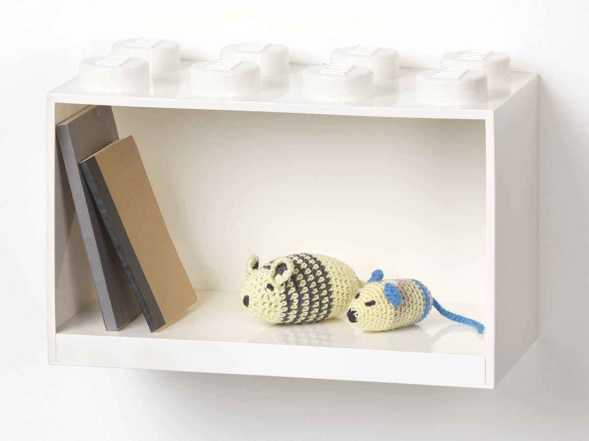 LEGO 8-Stud Brick Shelf, Brick Shaped Storage and Display Shelf - View 16