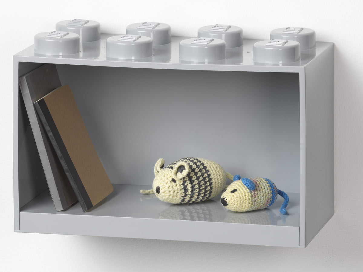 LEGO 8-Stud Brick Shelf, Brick Shaped Storage and Display Shelf - View 13