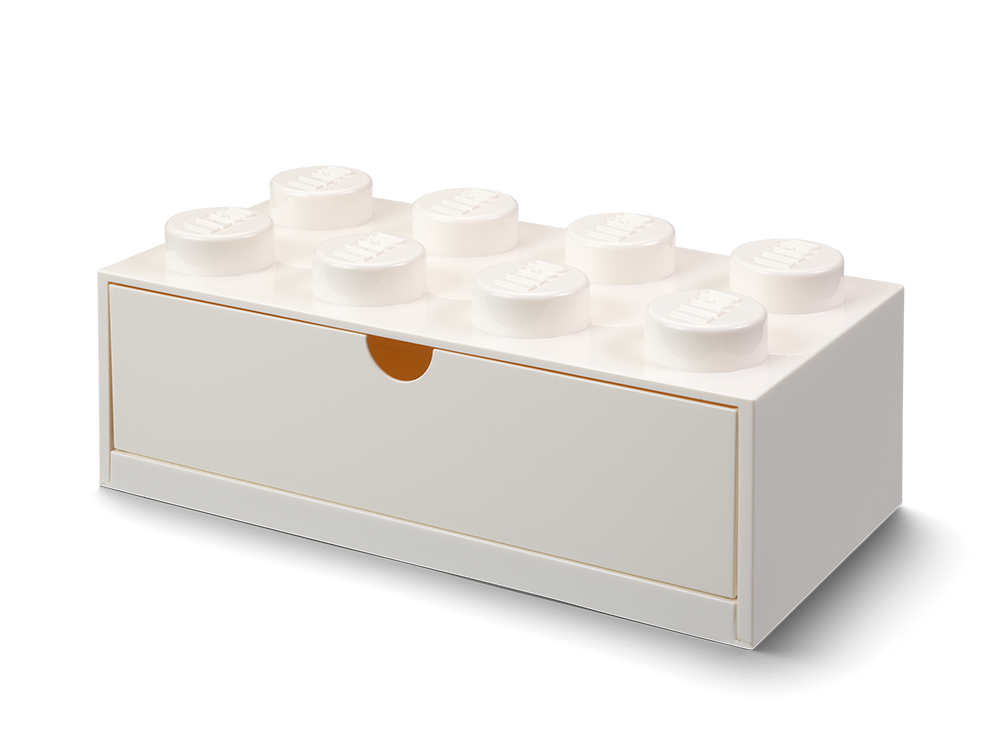LEGO 8-Stud Desk Drawer 5006877 Brick-Shaped Storage Accessory - View 3