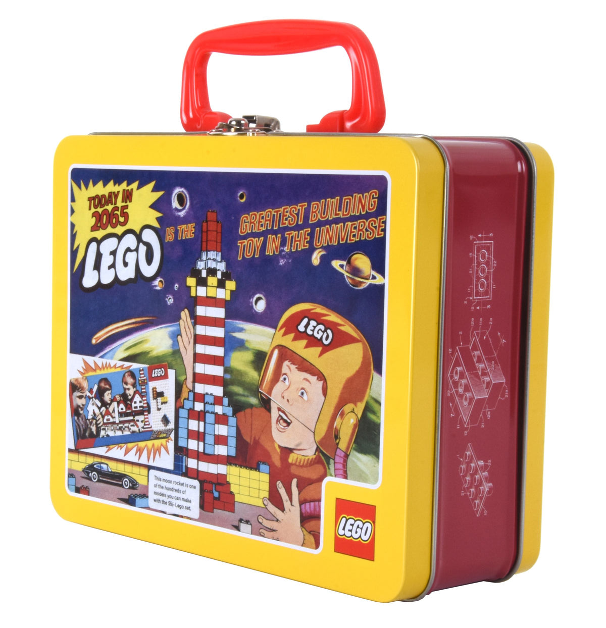 LEGO Lunch Tin 5007331 Food Storage Container (Ages 8+)