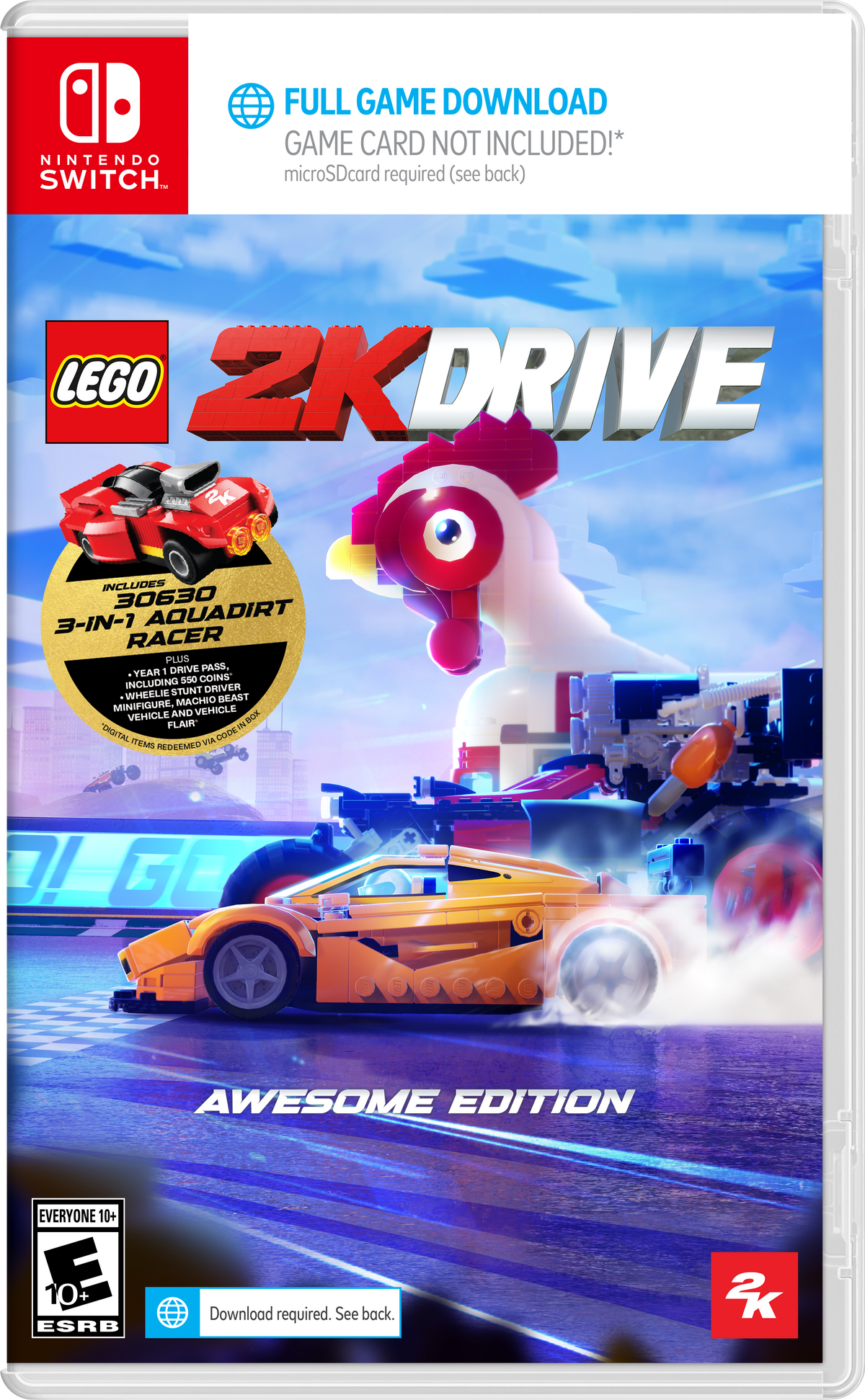 LEGO 2K Drive Awesome Edition Video Game for Nintendo Switch, Ages 10+